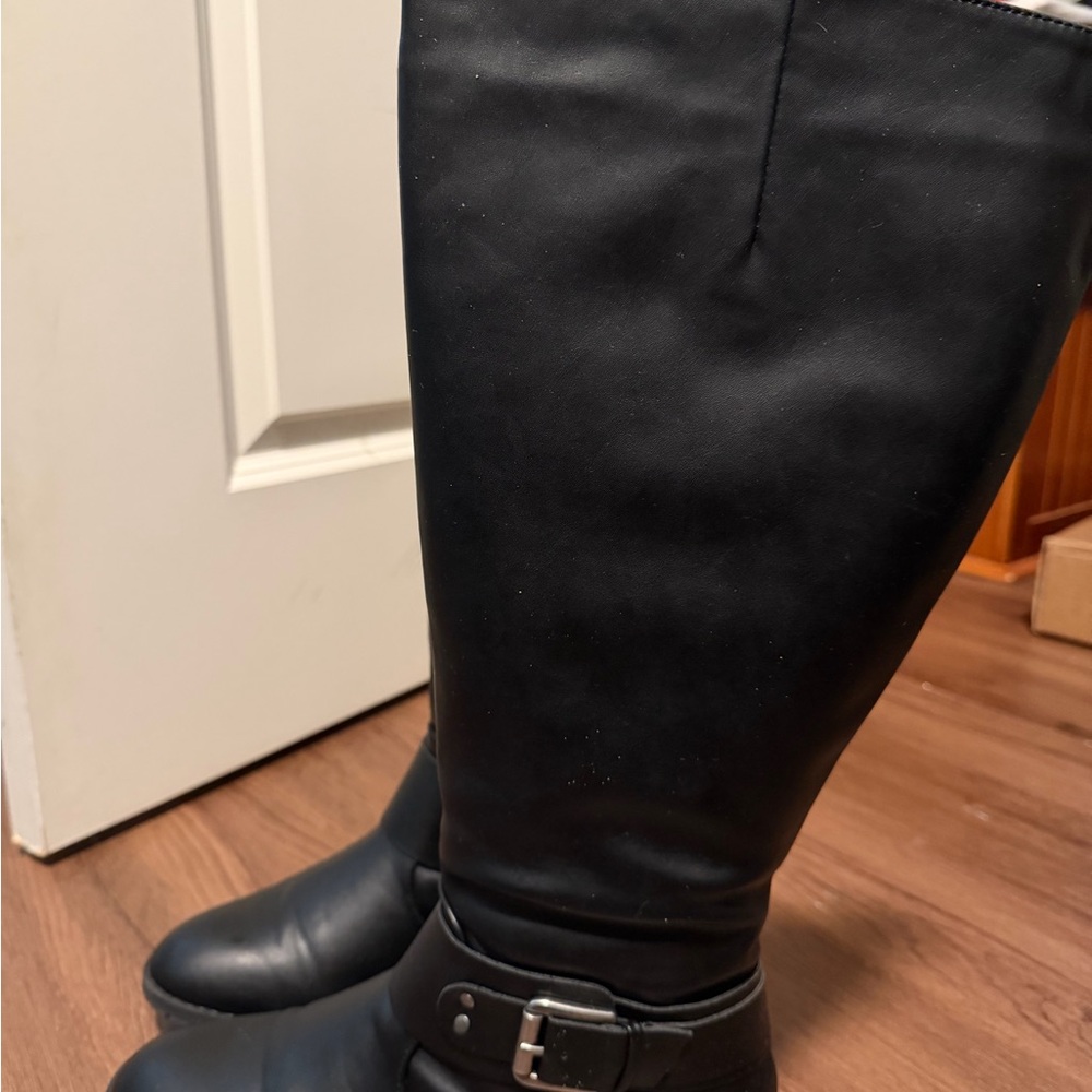 Black Leather Boots